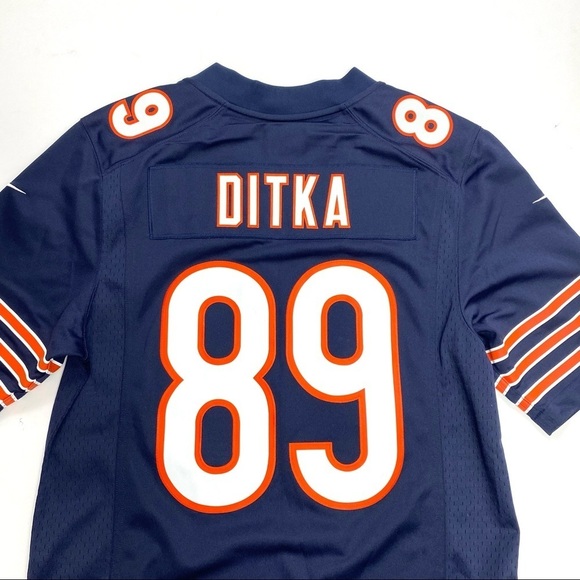 NFL Pro Chicago Bears Mike Ditka 89 Retired Player Jersey Navy Blue - Picture 8 of 11